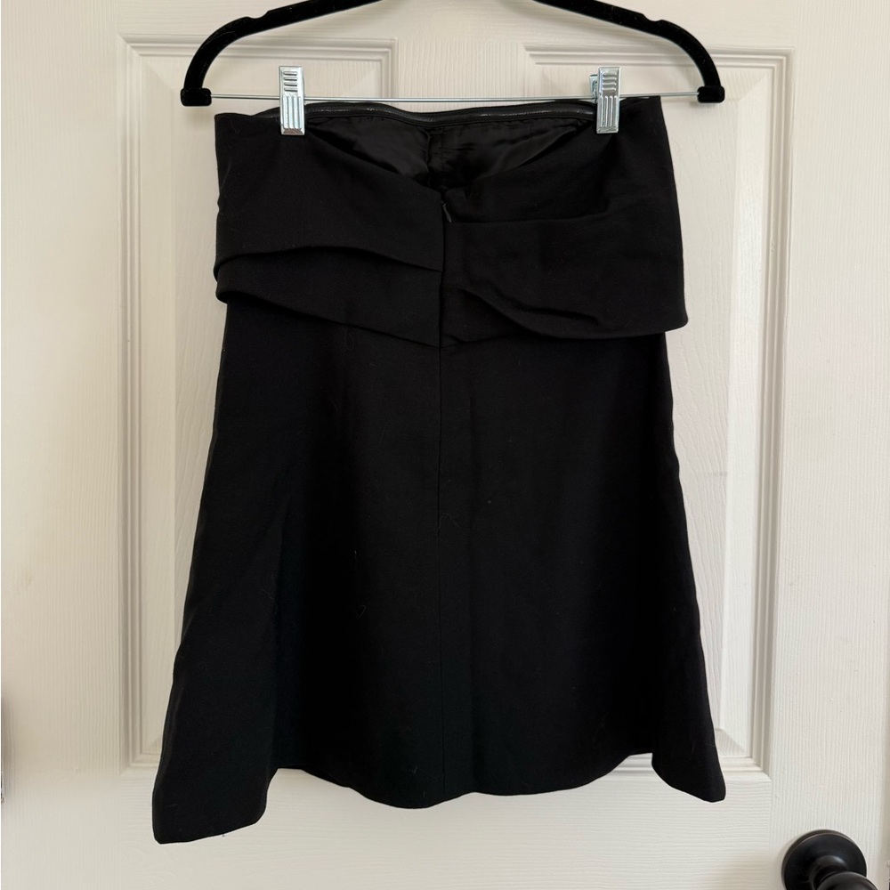 Toteme Strapless Flared Tube Top in Black SZ 36 - Picture 2 of 6